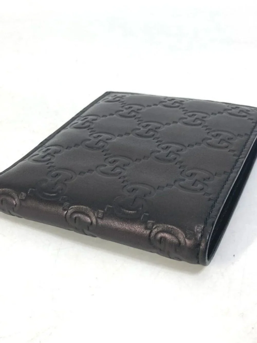 GUCCI 145754 Compact wallet GG Guccissima Bill Compartment Folded wallet Unused